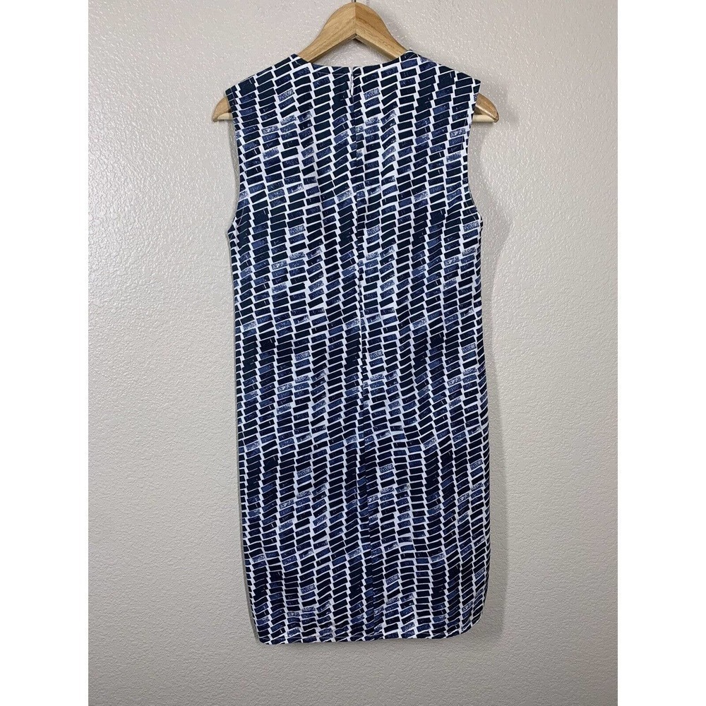 Kate Spade Saturday Sleeveless Shift Dress Size Small S High Low Hem Blue - Picture 4 of 5